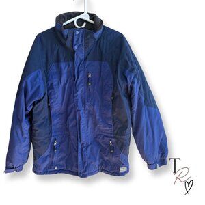 L.L.Bean Men’s PrimaLoft Insulated Winter Ski Parka Jacket in Blue Size Medium